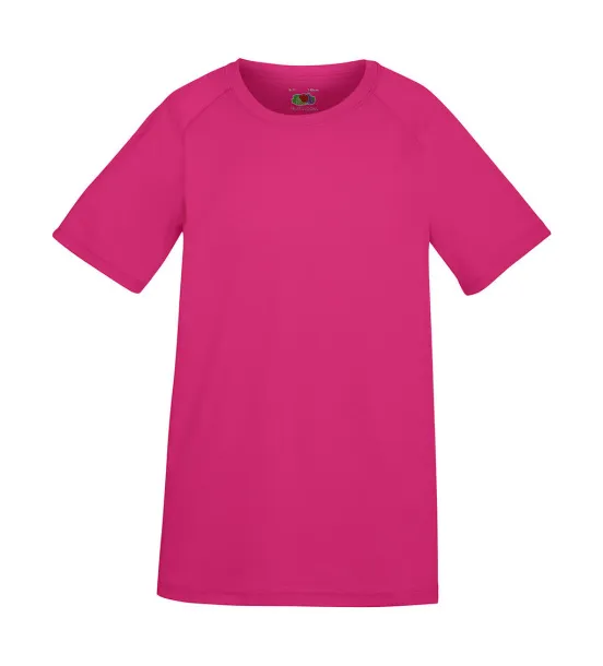  Dječja sportska kratka majica, 140 g/m² - Fruit of the Loom Fuchsia