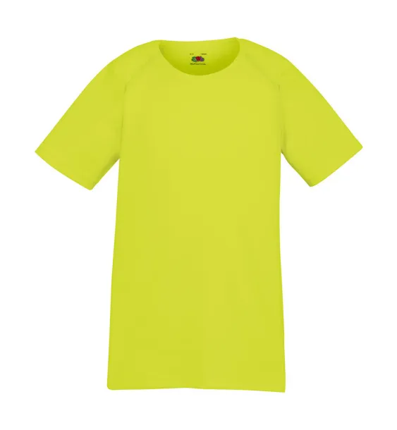  Dječja sportska kratka majica, 140 g/m² - Fruit of the Loom Bright Yellow