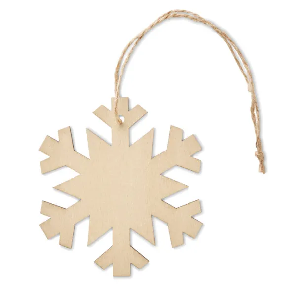 NEUY Snowflake Tree hanger Wood