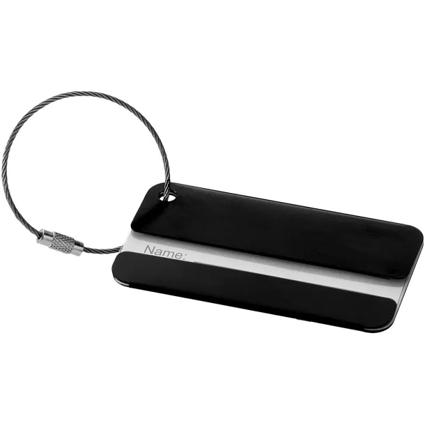 Discovery luggage tag Crna