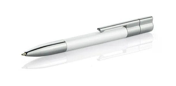 BRAINY kemijska olovka sa USB memorijskim stickom White