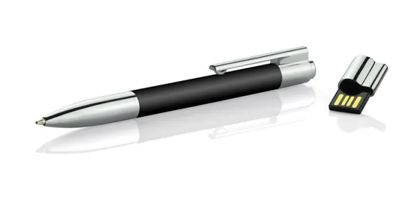 BRAINY kemijska olovka sa USB memorijskim stickom BLACK