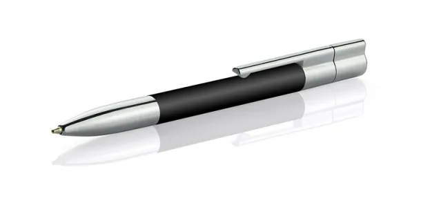 BRAINY kemijska olovka sa USB memorijskim stickom BLACK