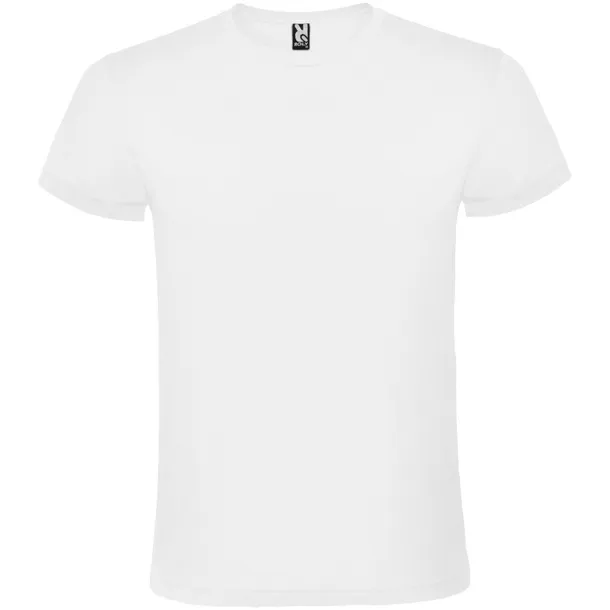 Atomic majica kratkih rukava, unisex, 135 g/m2 - Roly Bijela