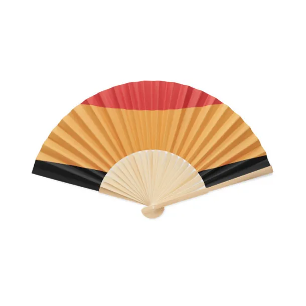 FUNFAN Manual fan flag design Black