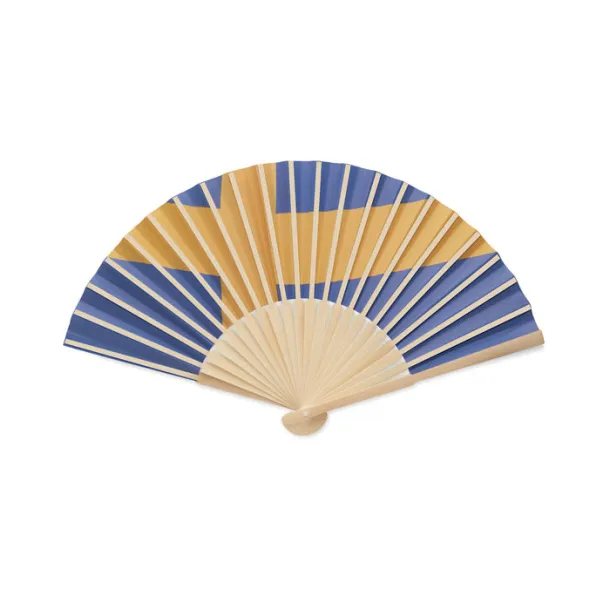 FUNFAN Manual fan flag design Blue