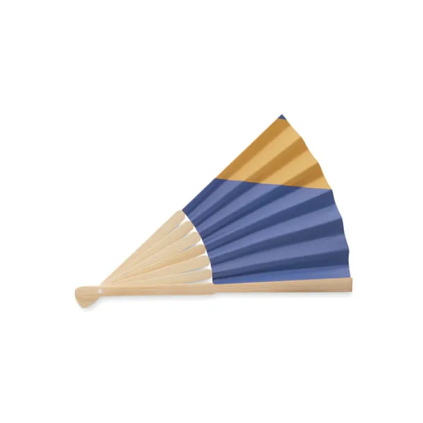 FUNFAN Manual fan flag design Blue