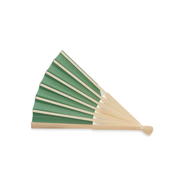 FUNFAN Manual fan flag design Green