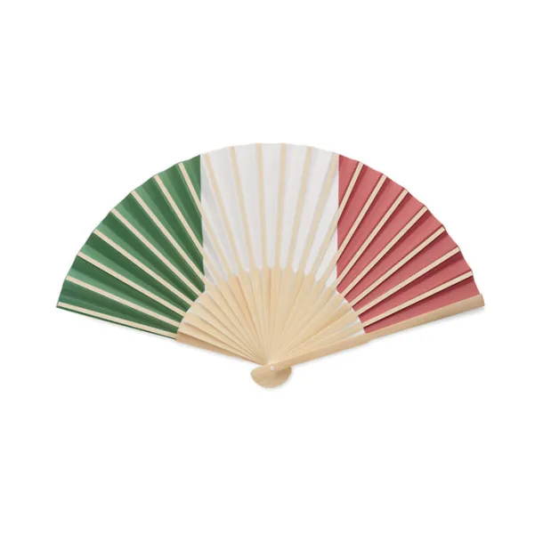 FUNFAN Manual fan flag design Green