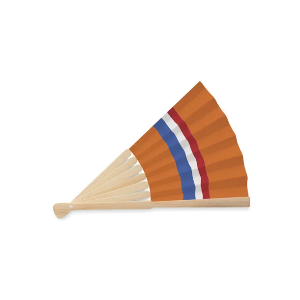 FUNFAN Manual fan flag design Orange