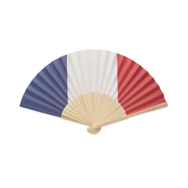 FUNFAN Manual fan flag design Royal blue