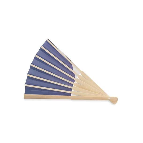 FUNFAN Manual fan flag design Royal blue