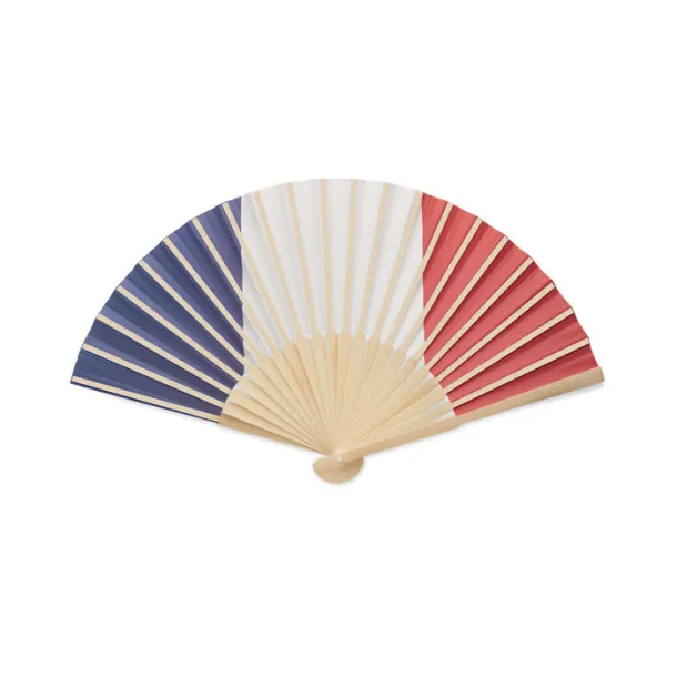 FUNFAN Manual fan flag design Royal blue