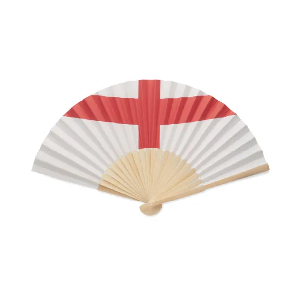 FUNFAN Manual fan flag design ivory