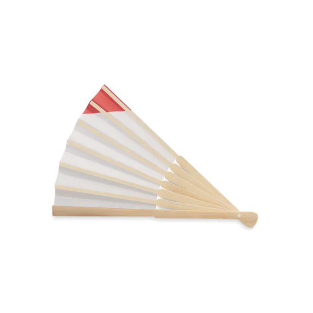 FUNFAN Manual fan flag design ivory