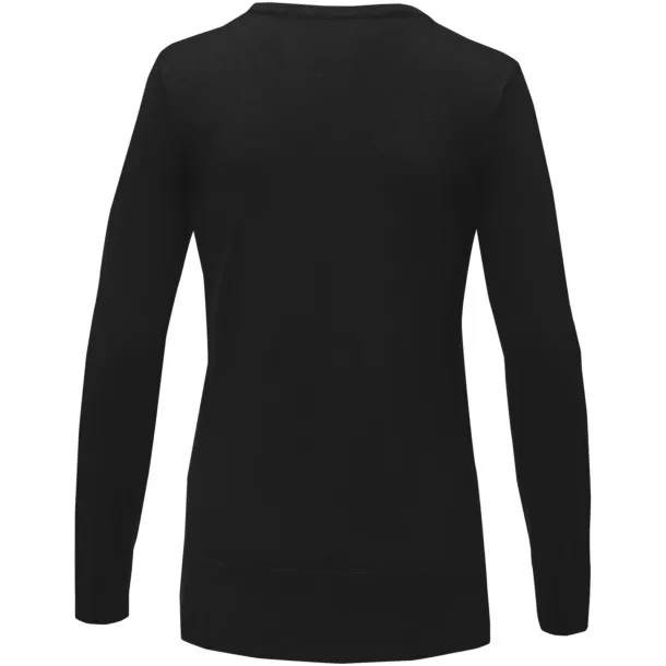 Stanton women's v-neck pullover - Elevate Life Solid black