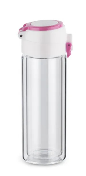 VAKO staklena boca, 260 ml Roza