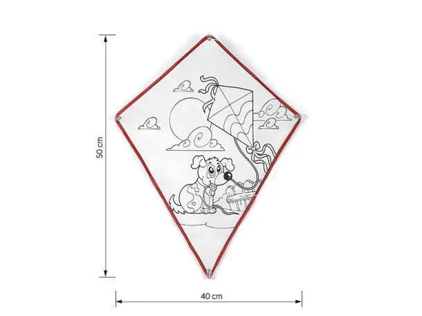 DRAGON flying kite Red