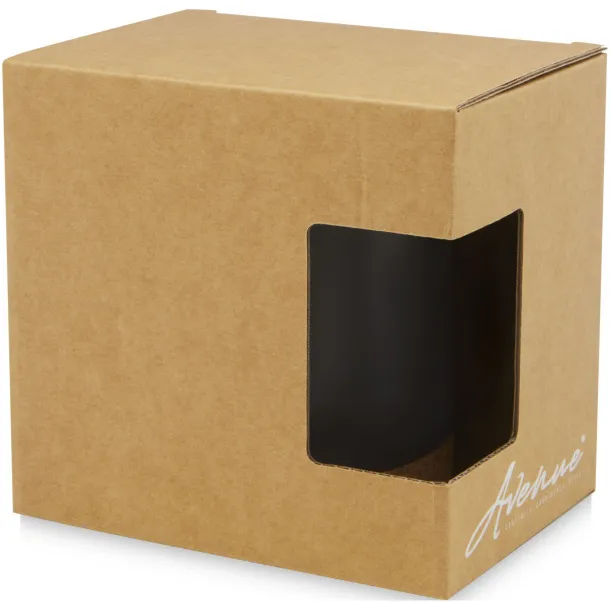 Neiva 425 ml ceramic mug with cork base Crna