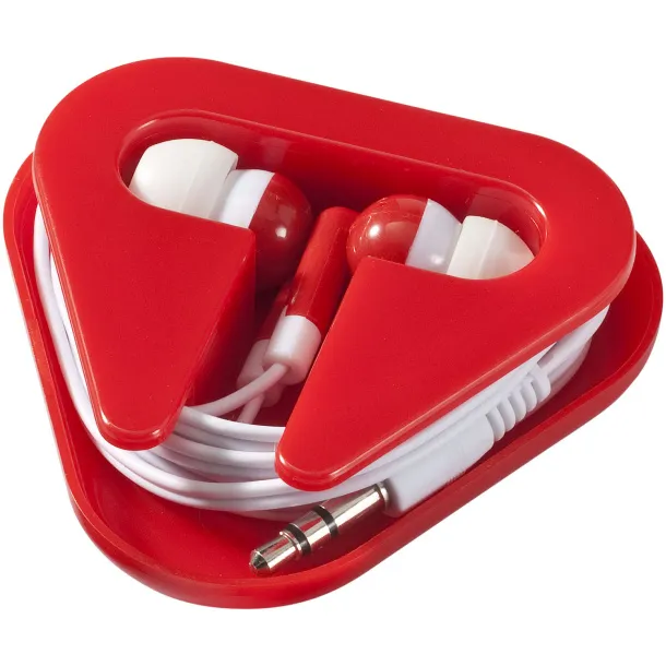 Rebel earbuds Red White