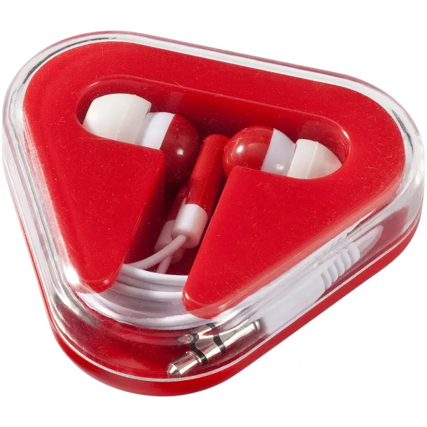 Rebel earbuds Red White