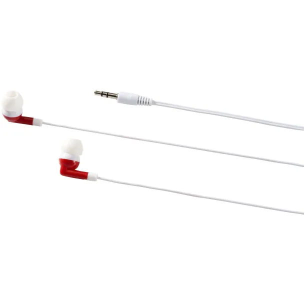 Rebel earbuds Red White