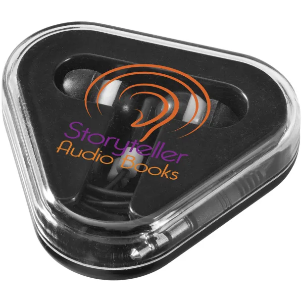 Rebel earbuds Solid black White