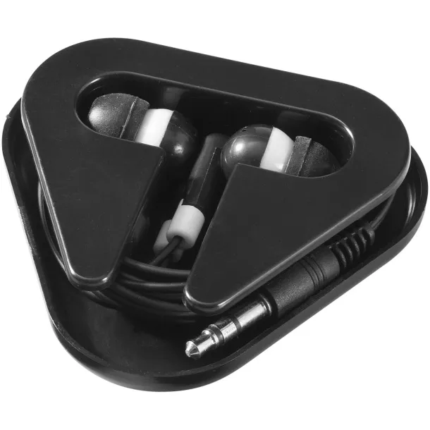 Rebel earbuds Solid black White