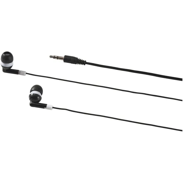 Rebel earbuds Solid black White