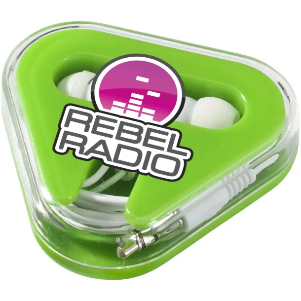 Rebel earbuds Lime White