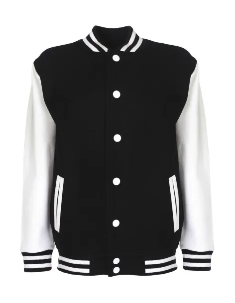  Junior Varsity Jacket - FDM Black Bijela