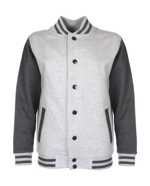  Junior Varsity Jacket - FDM Sport Grey Charcoal