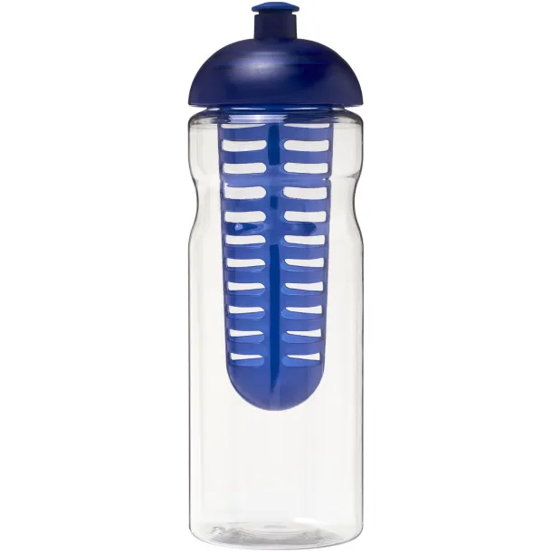 H2O Base® 650 ml dome lid sport bottle & infuser - Unbranded White Blue