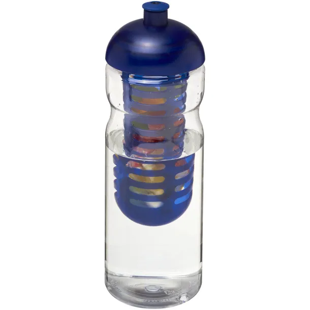 H2O Base® 650 ml dome lid sport bottle & infuser - Unbranded White Blue