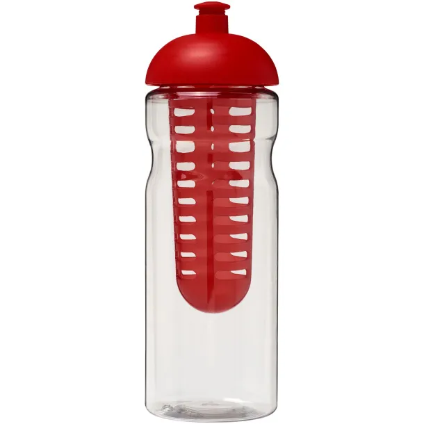 H2O Base® 650 ml dome lid sport bottle & infuser - Unbranded White Red