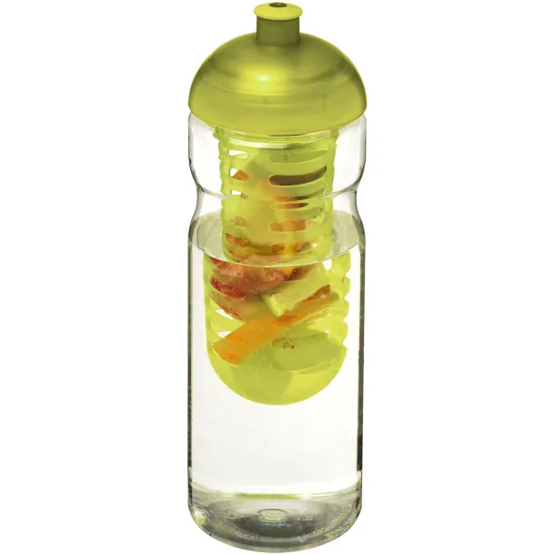 H2O Base® 650 ml dome lid sport bottle & infuser - Unbranded White Lime