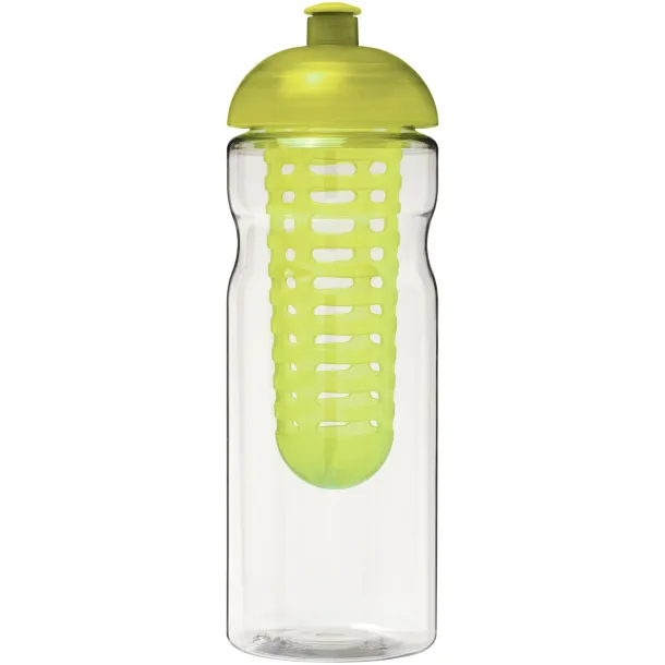 H2O Base® 650 ml dome lid sport bottle & infuser - Unbranded White Lime