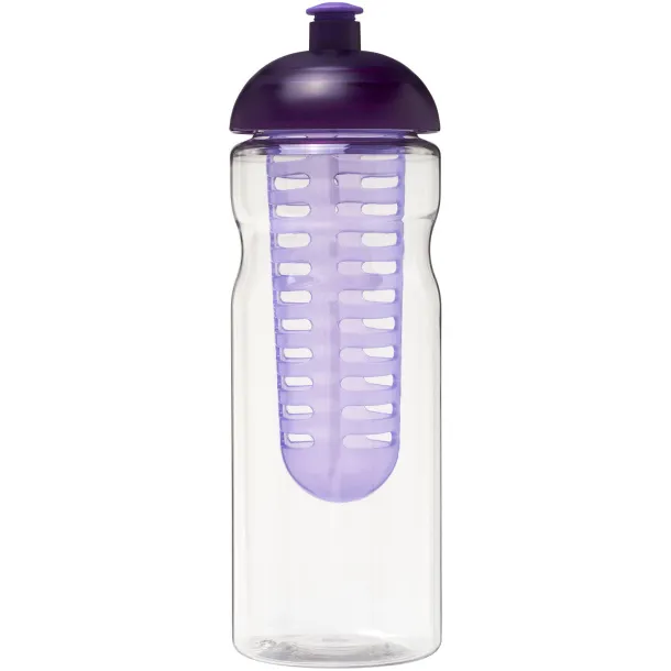 H2O Base® 650 ml dome lid sport bottle & infuser - Unbranded White Purple