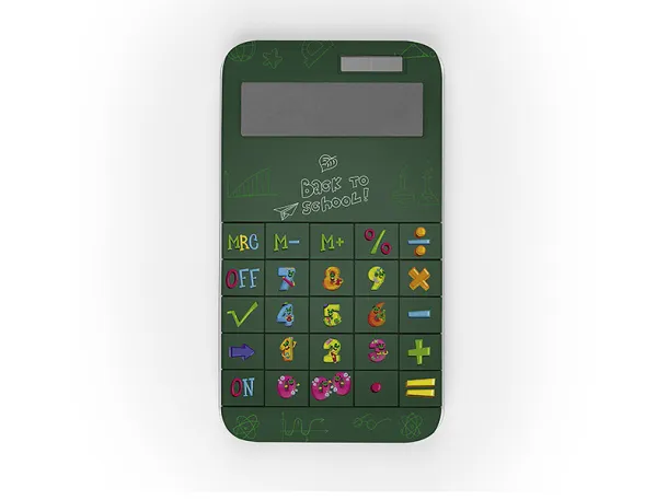 AXIOM calculator without printed numbers White