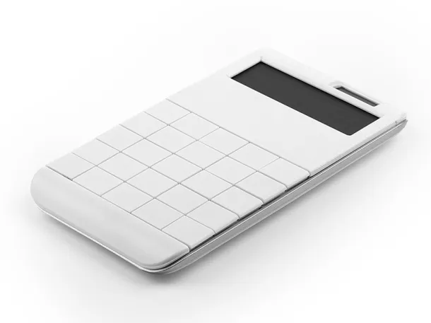 AXIOM calculator without printed numbers White