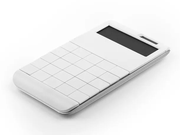 AXIOM calculator without printed numbers White