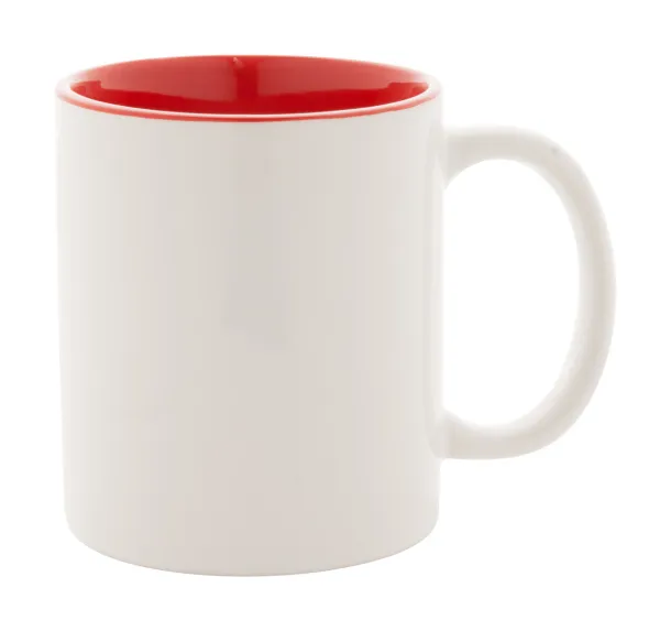 Loom mug White Red