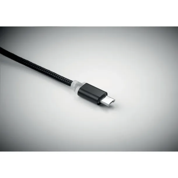 RIZO privjesak s USB type C kabelom Crna