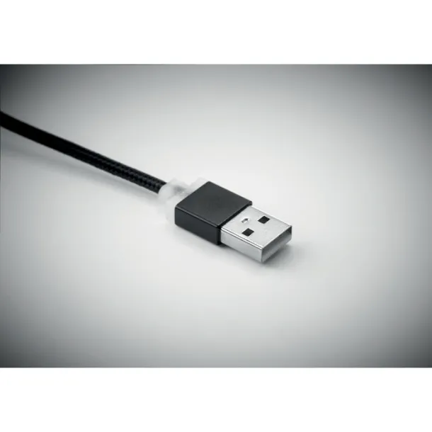 RIZO privjesak s USB type C kabelom Crna