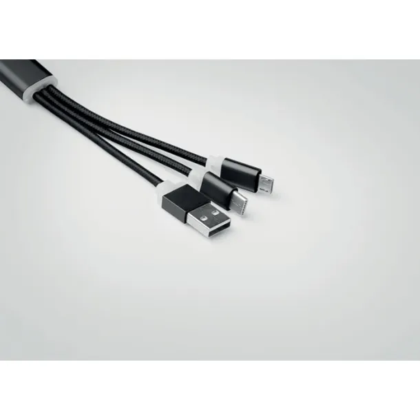 RIZO privjesak s USB type C kabelom Crna