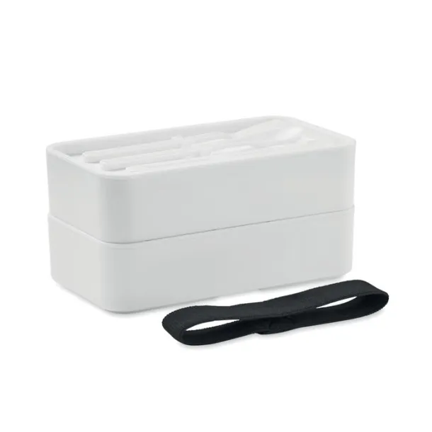 BAAKS Lunch box in PP and bamboo lid White