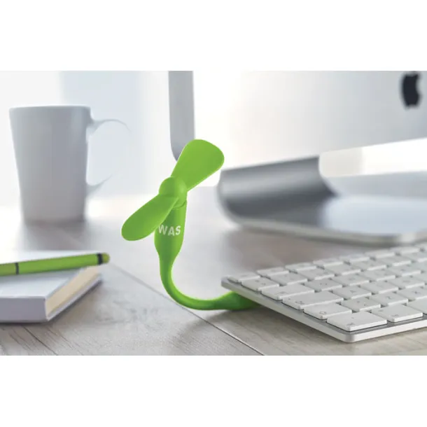 TATSUMAKI Portable USB fan Lime