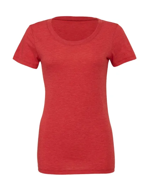  Triblend Crew Neck T-Shirt - Bella+Canvas Red Triblend