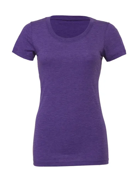  Triblend Crew Neck T-Shirt - Bella+Canvas Purple Triblend