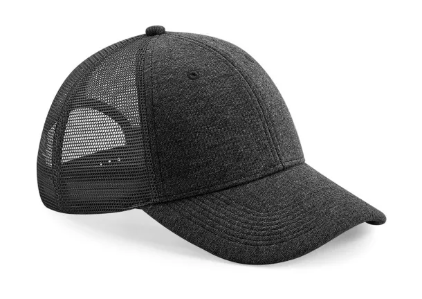  Jersey Athleisure Trucker - Beechfield Heather Graphite